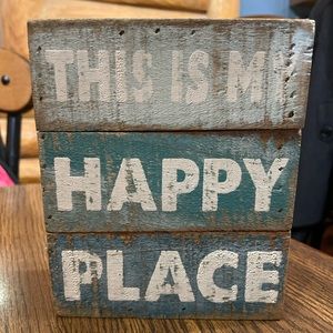 This is my happy place sign